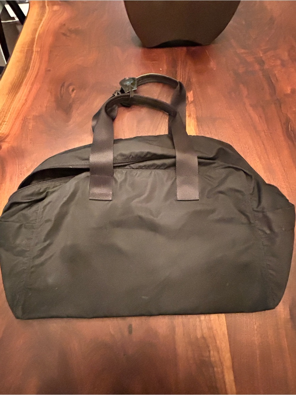 Prada Black Nylon Satchel with Triangle Logo - Picture 10 of 15